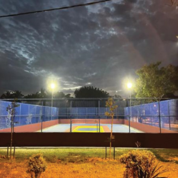 LED Integrated Solar Flood Light